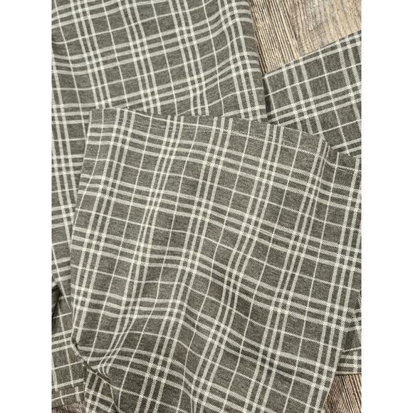 Umgee gray plaid flare pull on pants large y2k preppy - Picture 7 of 8